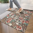 thumbnail image 4 of Pioneer Flower Floral Print Pattern Door Rugs,Washable Non Slip Door Mats Indoor,Decorative Door Mats,Entry Mat Indoor for Entrance,Bedroom,Kitchen,Bathroom,17"x30", 4 of 6