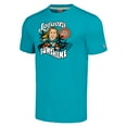 thumbnail image 2 of Unisex Homage Trevor Lawrence Teal Jacksonville Jaguars Caricature Player Tri-Blend T-Shirt, 2 of 3