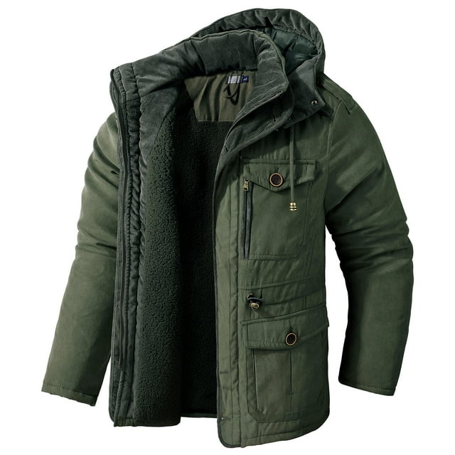 Men's Waterproof Winter Jacket Warm Winter Coat Jacket Ski Jacket Hooded