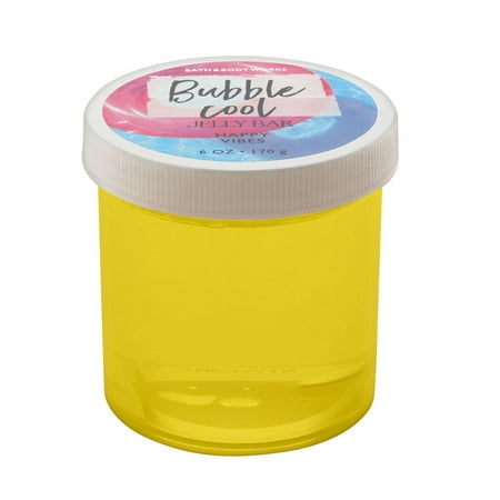 Bath & Body Works Happy Vibes 6.0 oz Bubble Cool Jelly (Best Lush Bubble Bar)