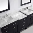 thumbnail image 3 of Virtu MD-2193-BGSQ-GR-002 Caroline Parkway 93 Inch Double Bathroom Vanity Set In Grey, 3 of 9