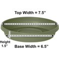 thumbnail image 2 of Bloem Terra Plant Saucer Tray for Planters 6-8" Living Green, 2 of 3