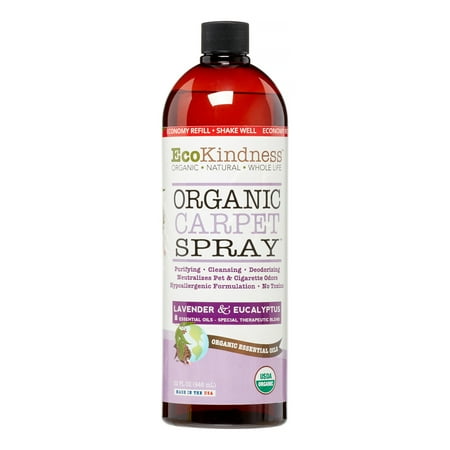 EcoKindness Organic Carpet  Rug Spray Economy Refill, Lavender  Eucalyptus, 32 Fl Oz  Walmart.com