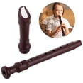 thumbnail image 2 of Blockflöte Soprano Recorder Instrument with Storage Bag, Baroque Fingering C Key German-style Imitation Wood Grain Plastic Recorder, Recorder Instrument for Adults Beginners, 2 of 7