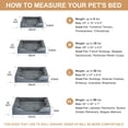 thumbnail image 3 of WNPETHOME Camas impermeables para perros grandes, cama ortopédica XL para perros con laterales, sofá cama para perros grandes con funda extraíble lavable, sofá cama para mascotas con fondo antidesliza, 3 of 5
