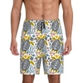 thumbnail image 1 of Fotbe Sea Turtle Pantalones Cortos de Pijama para Hombre, Ropa de Dormir, Pantalones de Pijama Cortos para Hombre-4X-Large, 1 of 6
