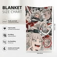 thumbnail image 3 of My Hero Academia Himiko Toga Anti-Pilling Flannel 32"X48" Super Soft Plush Air Condition Quilt Fluffy Warm Cozy Decorative Blankets, 3 of 7