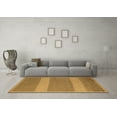 thumbnail image 3 of Ahgly Company Indoor Rectangle Abstract Brown Modern Area Rugs, 5' x 7', 3 of 4