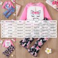 thumbnail image 4 of KPOPLK Baby Girl Clothes Girls Long Sleeve Sweatshirt Pullover Tops + Joggers Pants Fall and Winter Outfit Set Size 3-4 Years, 4 of 8