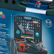 Bosch: Tool Shop - Foldable Workbench Toy, Light & Sound Ixolino, Saw-Hammer-Screwdriver-Wrench, Construction & Building Roleplay Station, Kids 3+