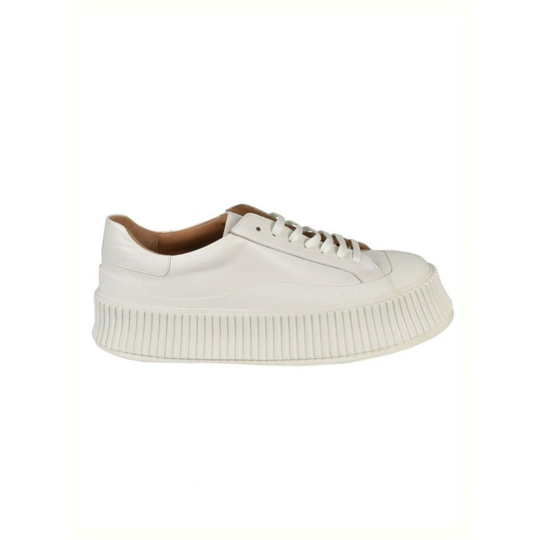 Jil Sander Female Off-White Leather Sneakers White Sizes EU 34-50 2/3