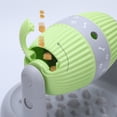 thumbnail image 4 of Dispensador de alimentos interactivo sweethay comedero lento para mascotas altura ajustable soporte tazón de alimentación Azul, 4 of 6