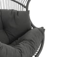 thumbnail image 3 of Palos Outdoor Wicker Glider Chair - Dark Gray, 3 of 13