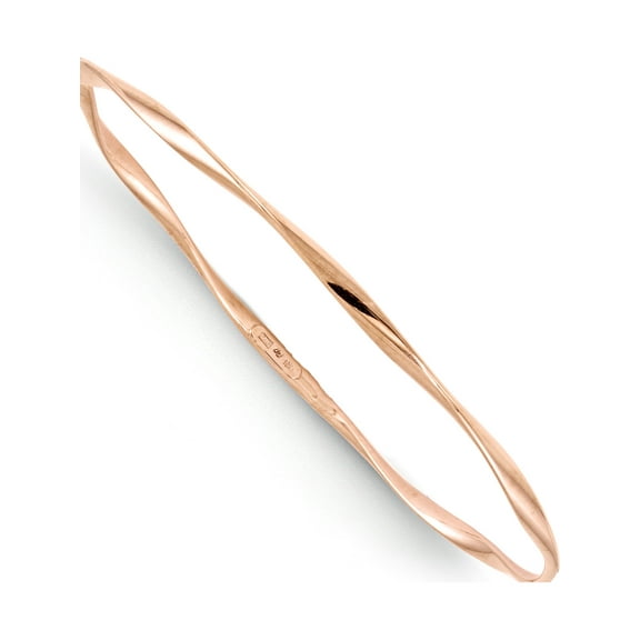 10K Rose Gold JbSP's Slip-On Bangle (7 X 9.5)