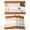 orange, variant on Pink Striped Placemats Set of 4 Multicolor Grey White Horizontal Stripes Place Mats Indoor Wipeable Table Mats Washable Cloth Dining Table Placemats for Kitchen Holiday Party Home Decor 13x19 Inch
