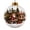 #03(Non-Lighted), variant on Glowing Christmas Story Ornament, Lighted or Non-Lighted Mini Holiday Scene Ornament, 3.94 Inch Hanging Christmas Ball Decoration for Tree, Home, Party, Winter Display