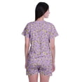 thumbnail image 4 of Moomaya T-Shirts à Manches Courtes pour Femmes en Coton Doux à Col Rond Ensemble de Nuit, 4 of 6