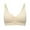 Beige, variant on LYEAA Push up Bras for Women Front Closure Wireless Supportive Full Cup Coverage Solid Color Everyday Bras
