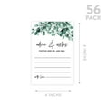 thumbnail image 5 of Koyal Wholesale Silver Dollar Eucalyptus Wedding Advice & Well Wishes Guest Book Cards for Bride and Groom, 56 Pack, 5 of 5