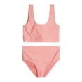 thumbnail image 4 of Real Essentials 3 Pack: Girl's 2-Piece Beach Sport Bikini Swimsuit - Swimwear for Girls UPF 50+, 4 of 5