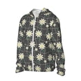 thumbnail image 2 of Fotbe Daisies Flowers Men's Women's UPF 50+ Sun Protection Jacket Hooded Cooling Shirt with Pockets Hiking Outdoor Performance-Large, 2 of 9