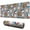 Baseball Items Pattern, variant on Long Mouse Pads for Desk,Baseball Items Pattern Desk Mats on Top Of Desks, Desk Mouse Pad Extra Large with 3mm Non-Slip Base and Stitched Edge for Gaming,Office,Work,Home 31.5"x11.8"