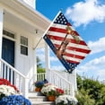 thumbnail image 4 of BSJJY 250 Years America Garden Flag, 35.43x59.05 inchs 250th Anniversary USA Yard Banner, American USA Garden Flag for Outside America Yard Lawn Heavy Duty, 1pc (B), 4 of 6