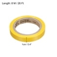 thumbnail image 2 of Uxcell 26Ft Tennis Racket Badminton Racquet Grip Finishing Tapes, Yellow 2 Pack, 2 of 6