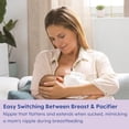 thumbnail image 3 of Chupete MAM Perfect Night Rosa Pack de 2 para Niña 6+ Meses, 3 of 8