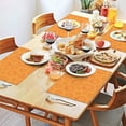 thumbnail image 2 of Ensemble de 4 Sets de Table Citrouille Orange Récolte de l'Action de Grâce Automne Antidérapants 12 X 18 Pouces Modes de Vacances Sets de Table pour Cuisine, 2 of 5