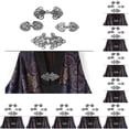 thumbnail image 1 of Sonducket 4 Uds sujetador de chal de aleación Medieval coser Clips de cárdigan celta para niña mujer plata Plata 4 piezas 10piezas, 1 of 3