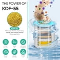 thumbnail image 6 of HD HEAVY DUTY High Output Shower Filter 2 Pack – 99% REMOVAL Shower Head Filter for Hard Water, Heavy Metals, Chlorine and Harmful Substance, Improve your skin and hair - Brushed Nickel, 6 of 9