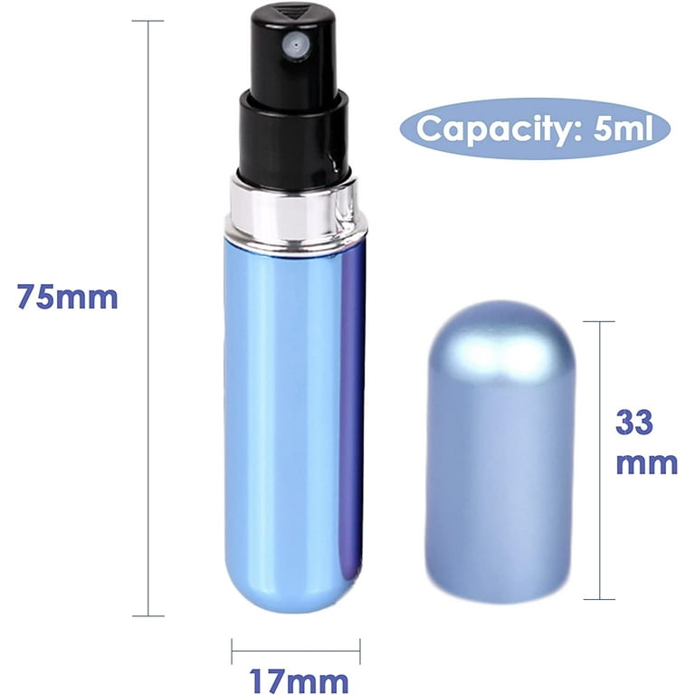 4PCS Refillable Perfume Atomizer Bottle, Travel Perfume Mini Spray