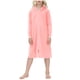 thumbnail image 1 of Manga Larga Vestido de Línea para las Mujeres Casual Color Sólido con Capucha Ropa de Casa Camiseta de Cama Roba, Mezcla de Algodón Suave, 1 of 1