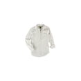 thumbnail image 1 of Camisa abotonada Aeropostale con bolsillo a rayas para mujer Blanquecino Pequeña, 1 of 1