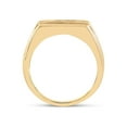thumbnail image 3 of FB Jewels 10kt Yellow Gold Mens Round Diamond Flat Top Band Ring 1 Cttw Size 8, 3 of 4