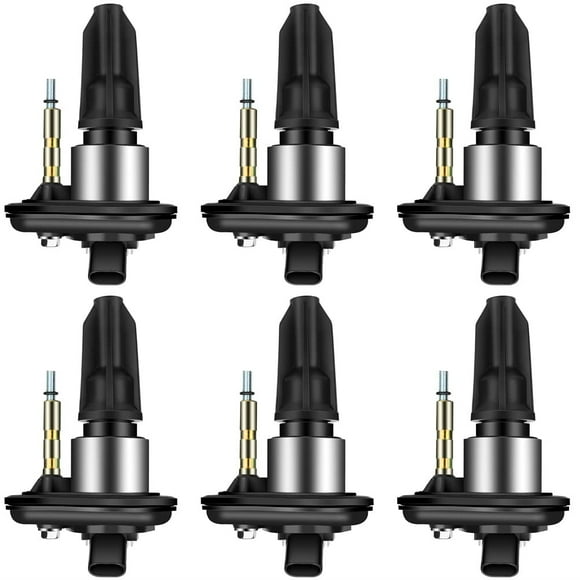 ECCPP Set of 6 Ignition Coils Pack for GMC Chevrolet Buick Isuzu Saab Trailblazer Envoy Rainer Colorado Canyon Envoy Hummer H3 OE Numbers 2.8L 3.5L 4.2L UF303 C1395