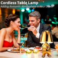 thumbnail image 4 of Gold Thinker Lamp Cordless Rechargeable Touch Table Lamp with USB Charging, 4 of 5