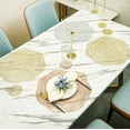 thumbnail image 5 of LINLIN Round Placemats, 6 Pack Metallic Placemats Set Metallic Place Mat Coaster Resistant Table Mats for Dining, 5 of 5