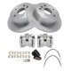 thumbnail image 1 of Juego de pastillas y discos de freno traseros TRQ de cerámica con cálipers para Lexus y Toyota, 1 of 8