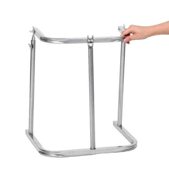 OUNONA Outdoor Garbage Bag Holder Stand for Yard Waste, Steel Frame, Easy to Use, 70 x 30 x 30 cm