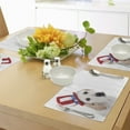 thumbnail image 4 of Ambesonne 4th of July Place Mats Set of 4, Dog with Hat, Standard Size, Multicolor, 4 of 6