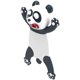 thumbnail image 1 of Marcapáginas de animales bonitos de dibujos animados en estéreo 3D para estudiantes y niños, gran regalo (panda) Vhermosa WLJ-2242, 1 of 4
