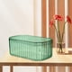 thumbnail image 3 of Caja de almacenamiento de joyas transparente, organizador de joyas, pendientes duraderos, ataúd de joyería cosmética estética para chimenea de mesa, f Verde Sunnimix cajas de joyas, 3 of 8