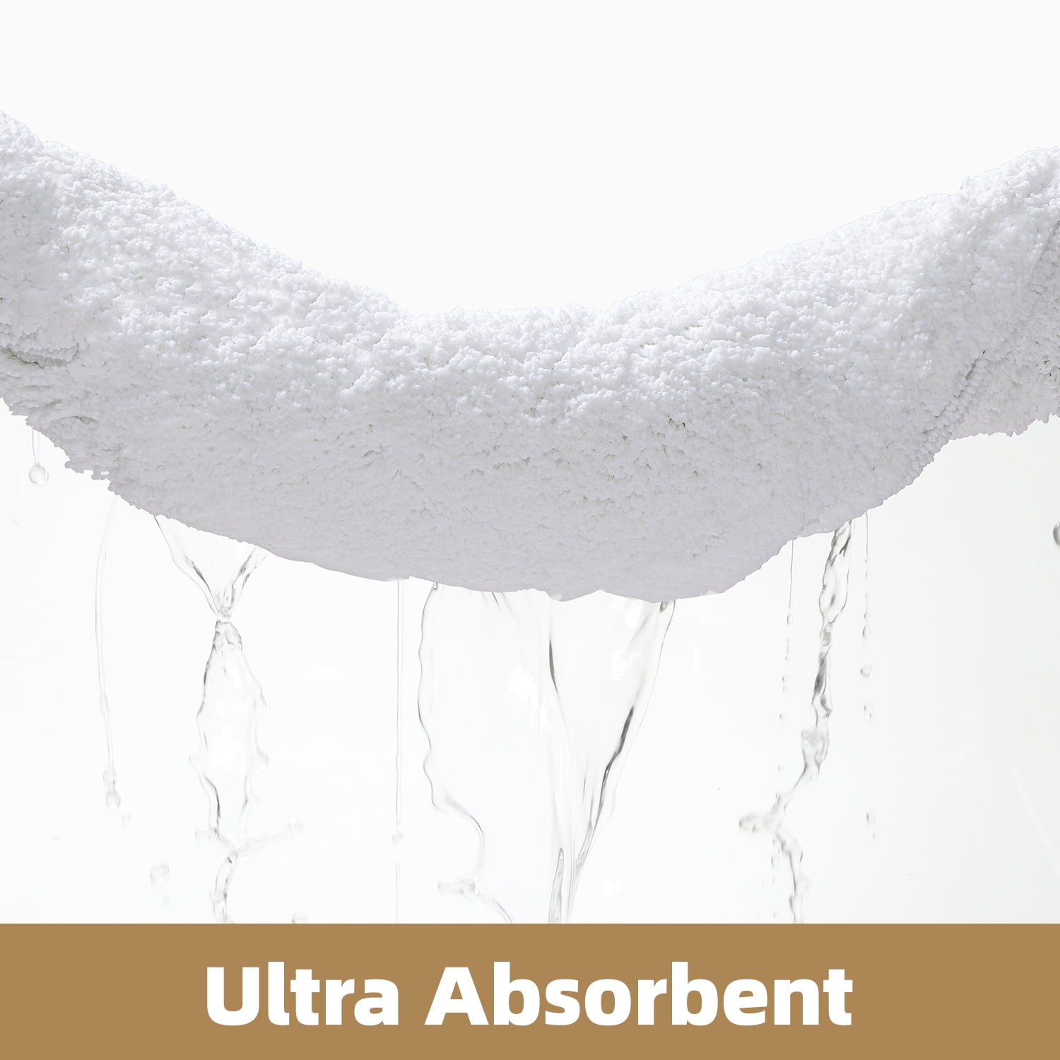 OEAKAY Textured Plush White Microfiber Bath Mat, 20"x32", Non-Slip and Absorbent Bathroom Rug, Machine Washable, Quick Drying Shower Floor Carpet