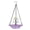 Purple, variant on Hanging Solar Powered Bird Bath,Three Tiered Design with Solar Water Fountain for Outdoor Garden