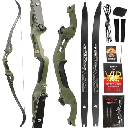 Junxing H3 Archery F Interface Recurve Bow 62 Limbs 25-60lbs 19 Riser Adult Hunting