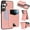 Pink, variant on Compatible with Magsafe 2 in 1 Detachable for Samsung Galaxy S24 Plus Wallet Case with Card Holder Women Men, Magnetic PU Leather RFID Blocking Flip Kickstand Credit Slots,for S24 Plus, Lightbrown