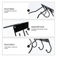 thumbnail image 4 of Iron Balls Holder Iron Football Bracket Wall Rugby Rack Shop Storage Hook, 4 of 9