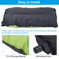 thumbnail image 4 of Uxcell Inflatable Pillow, Camping Travel Pillow with Storage Pouch Eye Masking, Green, 4 of 6